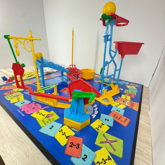 Vintage 1986 Mouse Trap Game Milton Bradley Complete Set Excellent Box - Picture 5 of 6